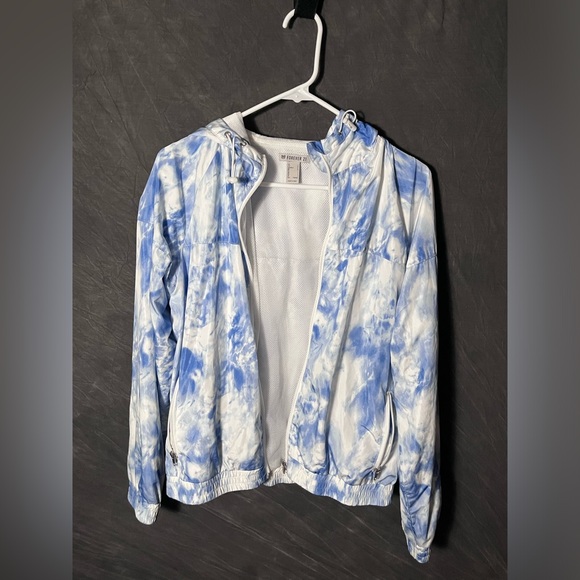Forever 21 Jackets & Blazers - Forever 21 Brand, Zip-Up Hooded Windbreaker, Size L, Women